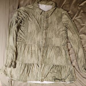 New Directions Tiered Button-Down